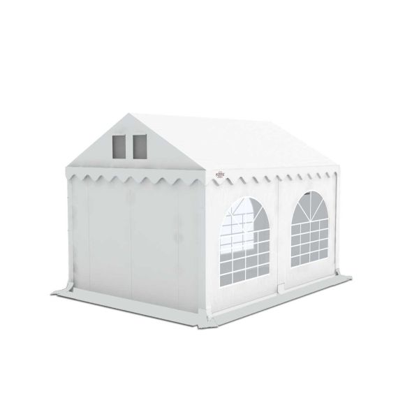 Partytent 3&times;4 m PVC | GRIZZLY GO‑PRO ARMORSHIELD&trade; 640 | Wit