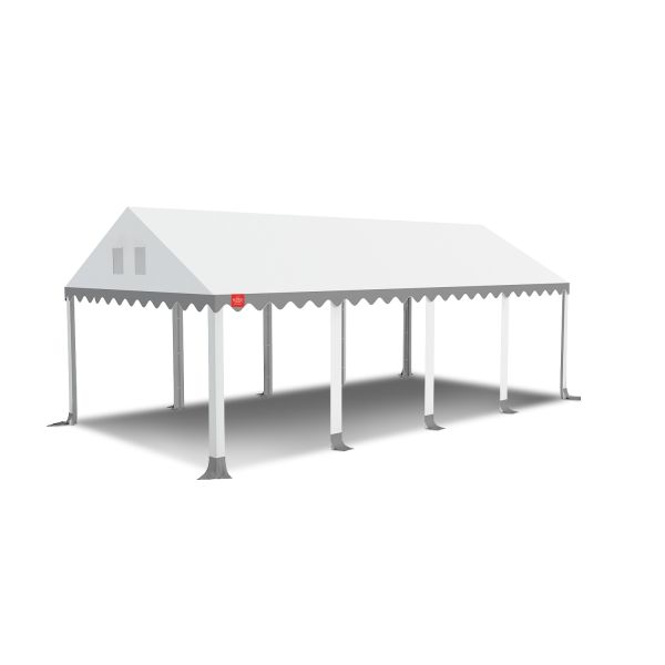 GRIZZLY GO-PRO 4x8 PVC Partytent vervangdak| Wit-Grijs