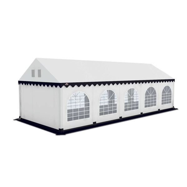 Partytent 4×10 m PVC | GRIZZLY GO PRO ARMORSHIELD™ 640 | Wit-Blauw
