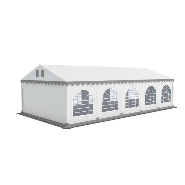 Partytent 5×10 m PVC | GRIZZLY GO‑PRO ARMORSHIELD™ 640 | Wit-Grijs
