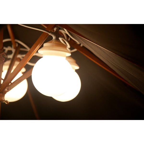 bol verlichting, partytent, wit, 4 stuks