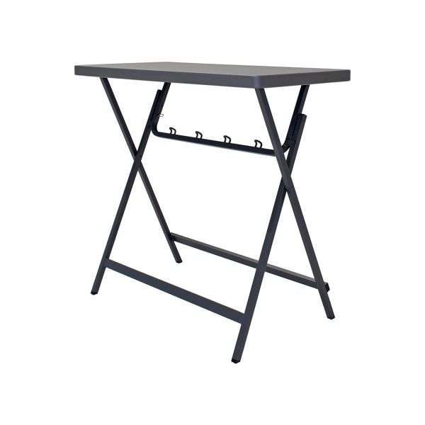 ZOWN Cocktail-L120 Professionele Opklapbare Statafel 120 x 60 cm | Shark Grey