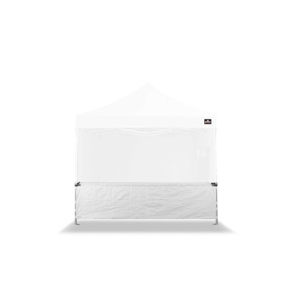Easy Up Tent halve wand 4,5 m voor GO-UP50 Wit met stang