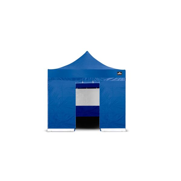 Grizzly Outdoor GO-UP Wand 4 m Blauw – Met Ingang (Deurwand)