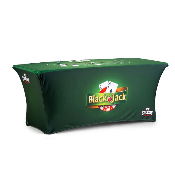BLACK JACK tafelrok stretch inclusief 183cm klaptafel