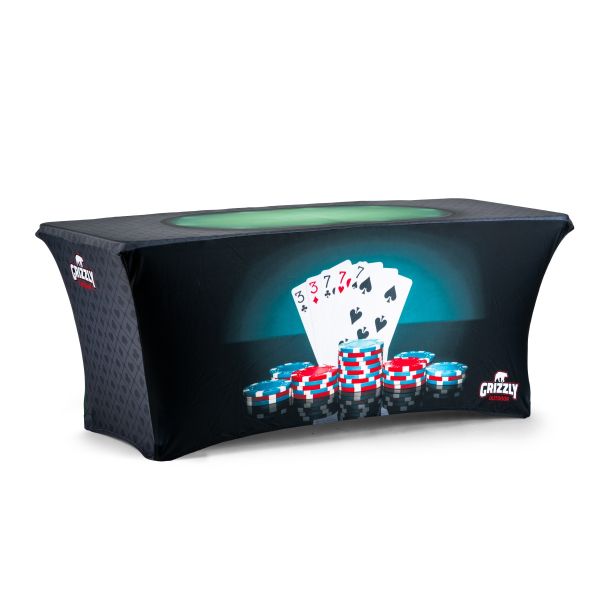 POKER 183cm tafelrok stretch