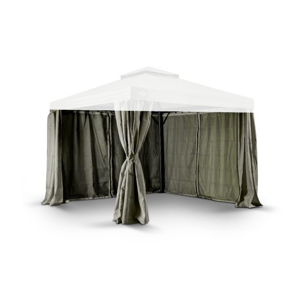 Grizzly Europe 3x3 meter zijwandenset Tender