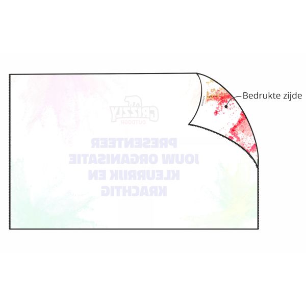 GO-SIGNING Bedrukte wand 2m | Binnenzijde