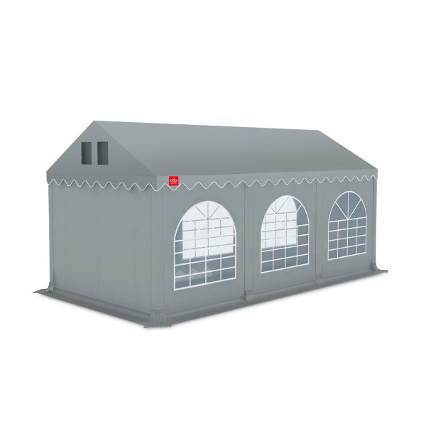 Partytent 4×6 m PVC | GRIZZLY GO PRO ARMORSHIELD™ 640 | Grijs