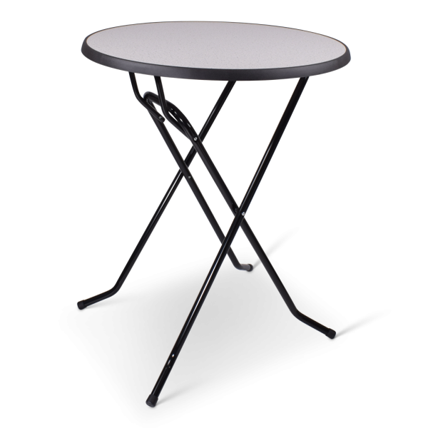 Statafel / Hangtafel Graniet Ø 85 cm – Inklapbaar, Horeca Kwaliteit