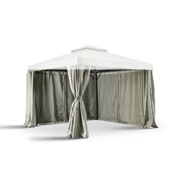 Grizzly Europe 3x3 meter zijwandenset Romantisch