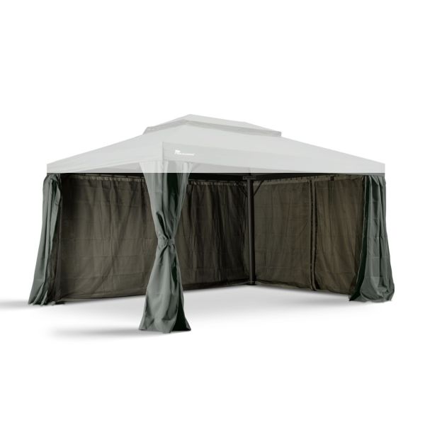 Grizzly Europe 3x4 meter zijwandenset Midnight