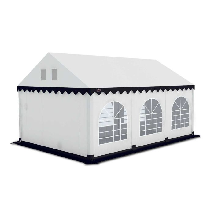 go-pro, wit-blauw, partytent, grizzly outdoor, 4x6