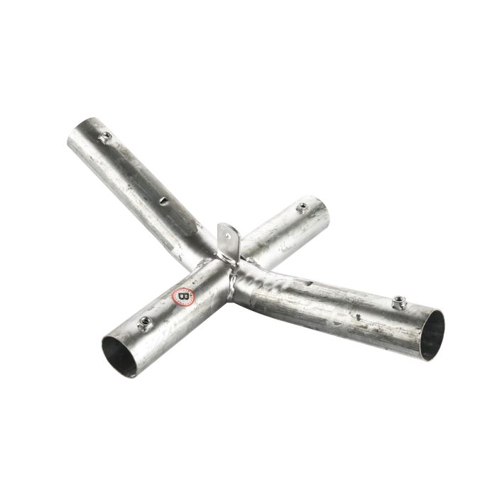 Dit onderdeel is voor de 6 meter pvc tent. Het koppelstuk zit in de nok van het dak.