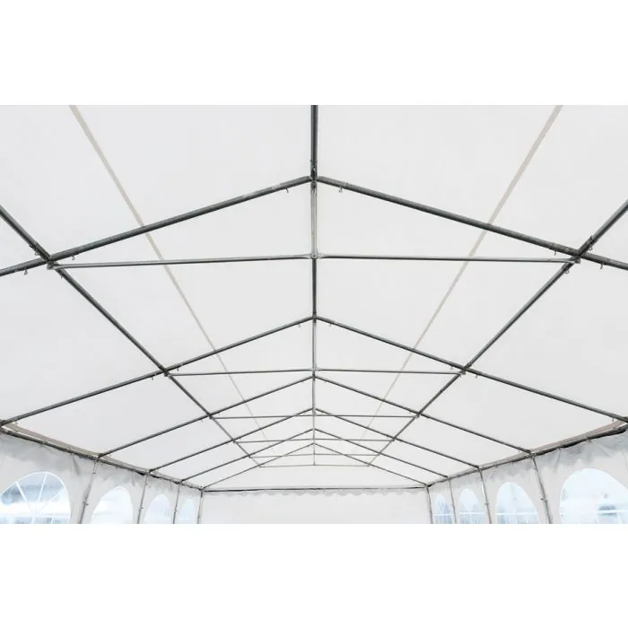 GO-PRO 6x10 partytent met grondframe Wit