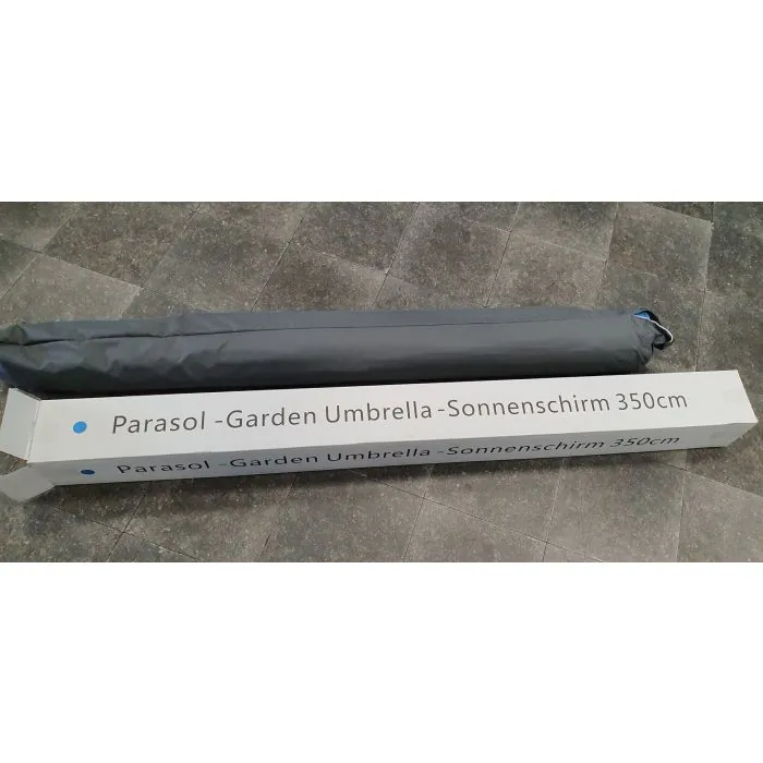 Aluminium Stok Parasol 350cm Antraciet