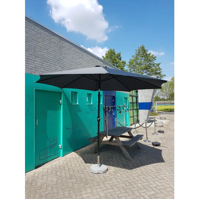 Aluminium Stok Parasol 350cm Antraciet