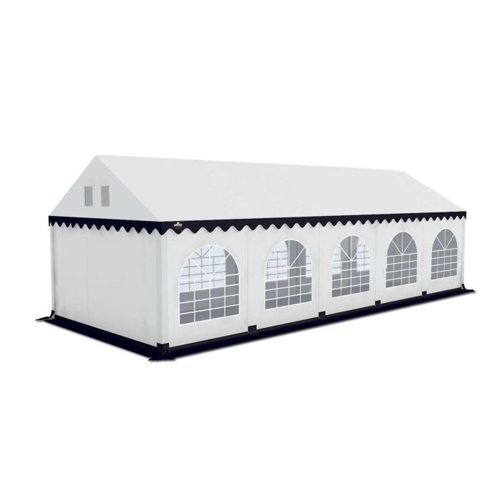 go-pro, 4x10, wit-blauw, partytent, grizzly outdoor