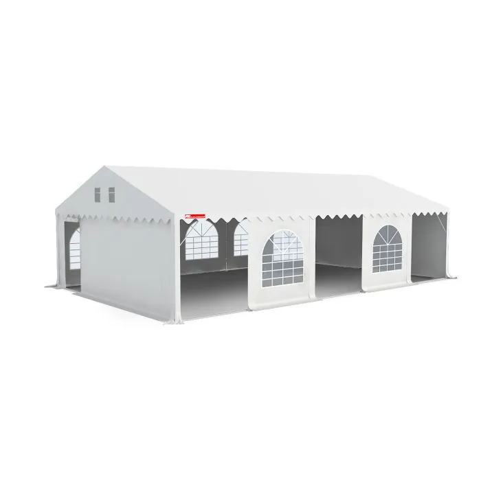 GO-PRO 6x10 partytent met grondframe Wit