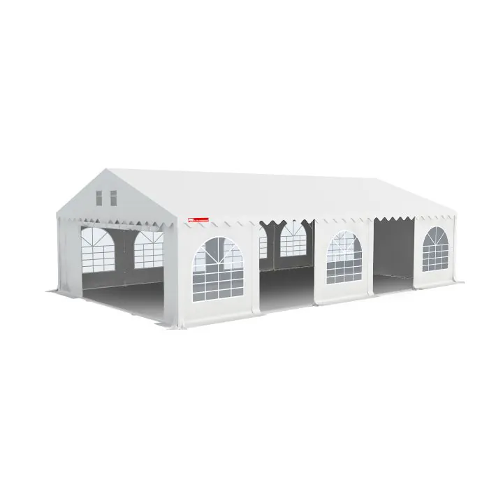 GO-PRO 6x10 partytent met grondframe Wit