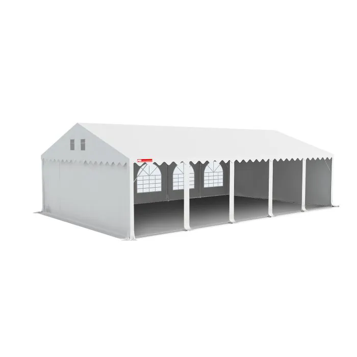 GO-PRO 6x10 partytent met grondframe Wit