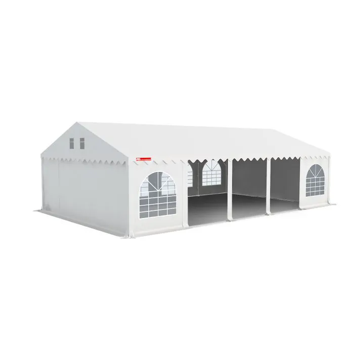 GO-PRO 6x10 partytent met grondframe Wit