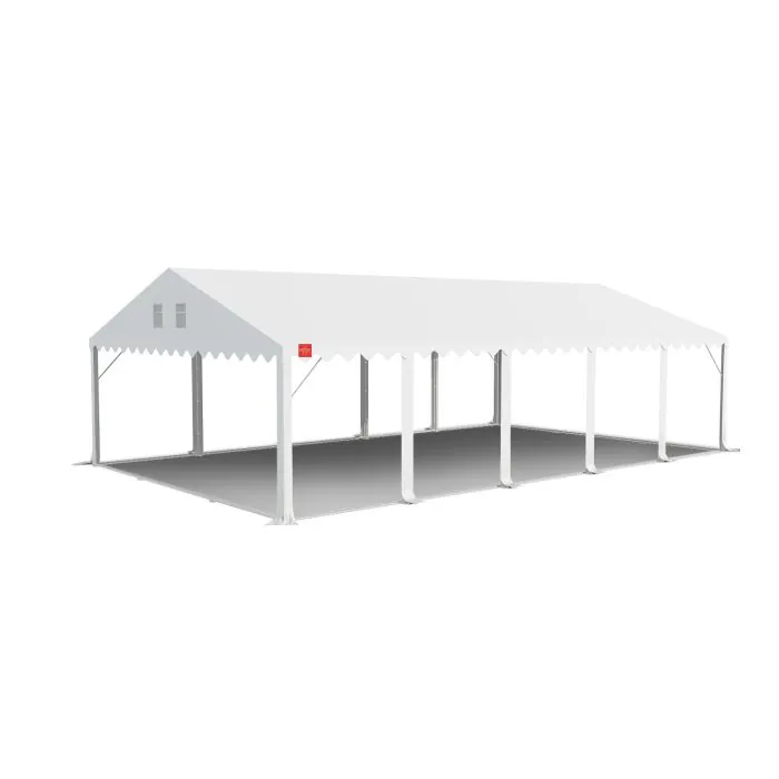 GO-PRO 6x10 partytent met grondframe Wit