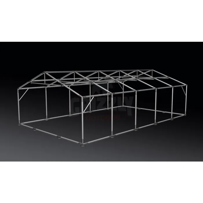 GO-PRO 6x10 partytent met grondframe Wit