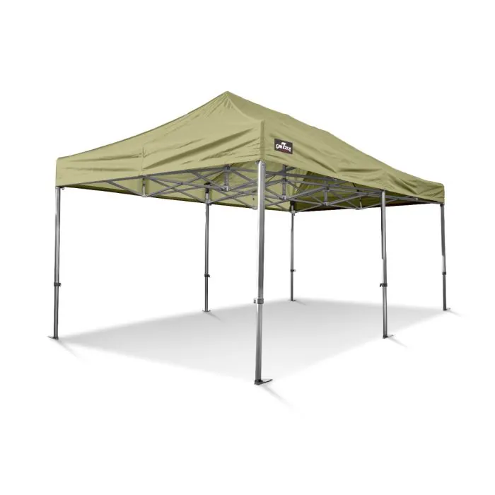 Easy up tent go-up40 olivijn zand 3x6