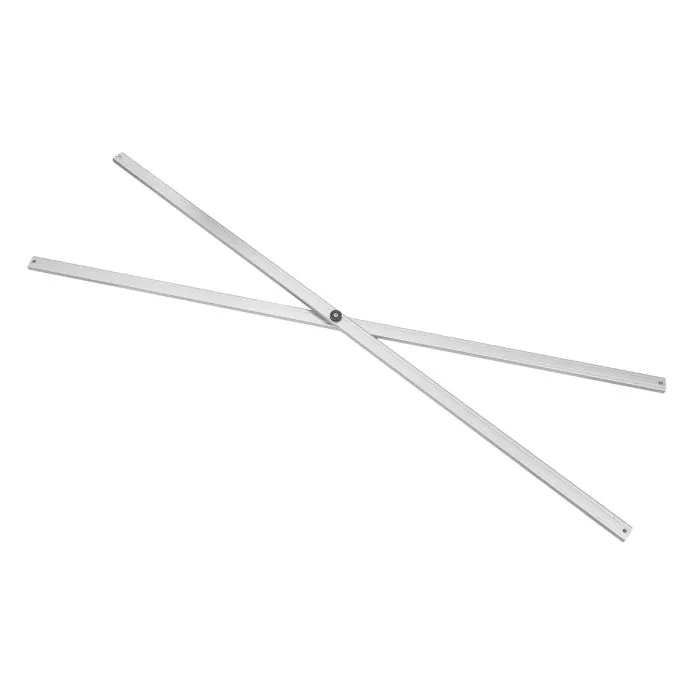 schaar voor go-up40, compleet van aluminium met ring in het midden van schaar.