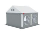 Partytent 3x4 m  PVC Wit-grijs dak met grijze zijwanden Grizzly Outdoor