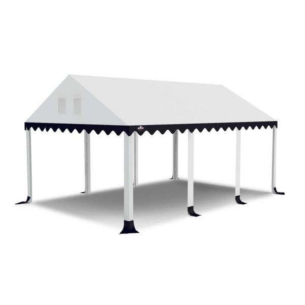 GO-PRO 4x6 PVC Partytent vervangdak| Wit-Blauw
