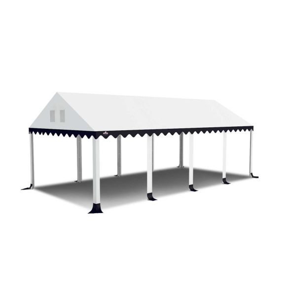 GO-PRO 5x10 PVC Partytent vervangdak| Wit-Blauw