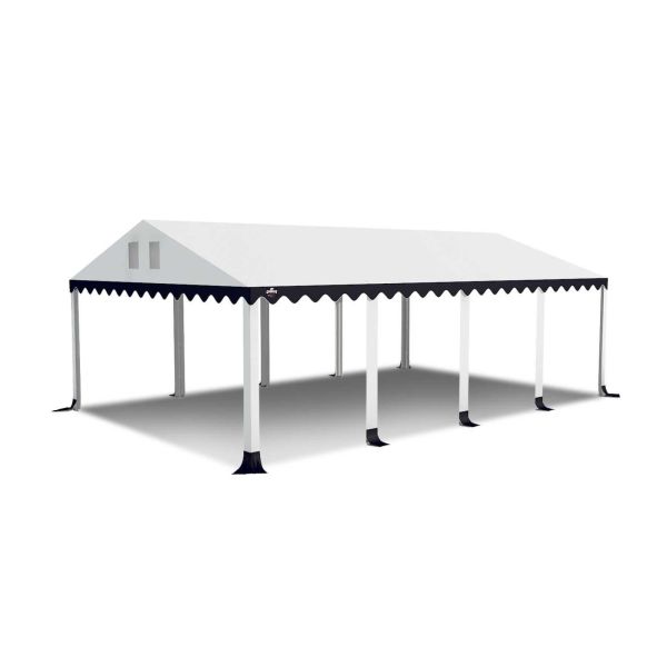 GO-PRO 5x8 PVC Partytent vervangdak| Wit-Blauw