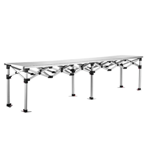 easy up tafel, 280cm, opvouwbaar