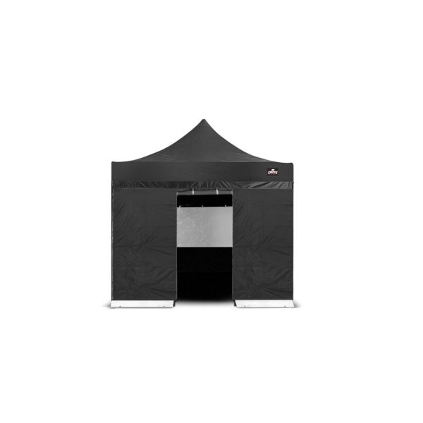 Easy Up | Zijwand 2 m Ingang Zwart