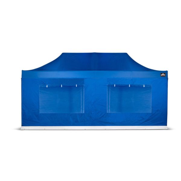 Easy Up | Zijwand 6 m met Raam Blauw