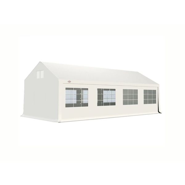 GO-BASIC 4x8 PVC Partytent 1200N / 500 g/m² | Doorloop 220 cm