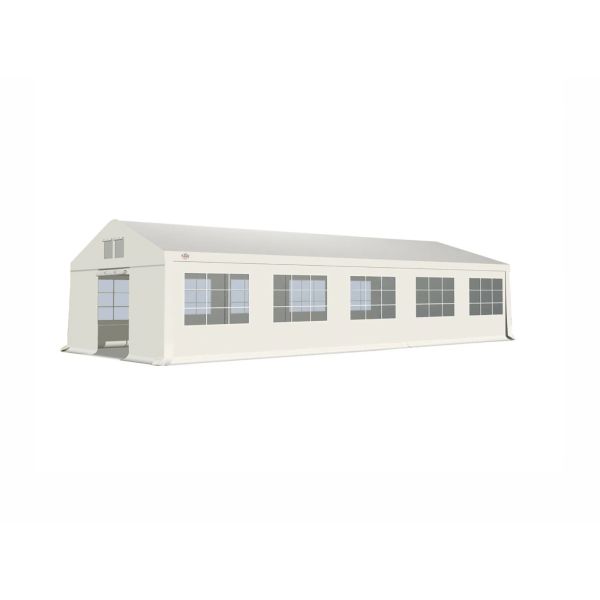 GO-BASIC 5x10 PVC Partytent 1200N / 500 g/m² | Doorloop 220 cm | Grondframe