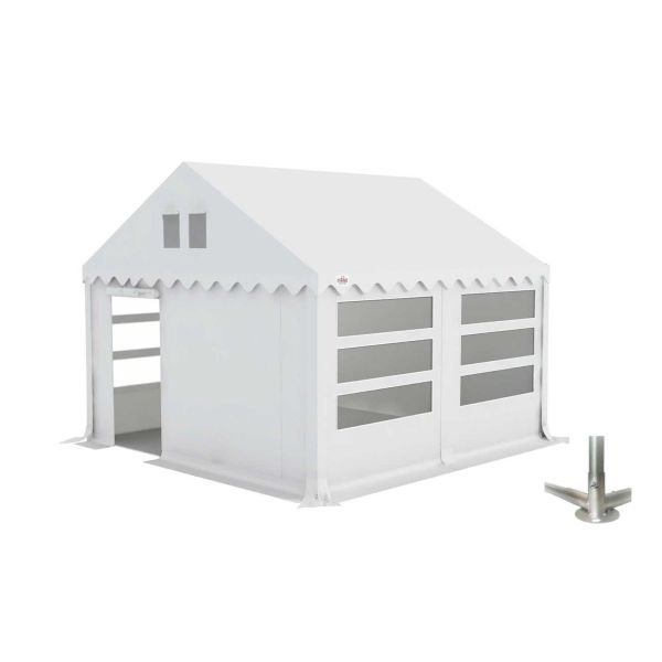 GO-PRO Limited Edition 4x4 Partytent met grondframe Wit