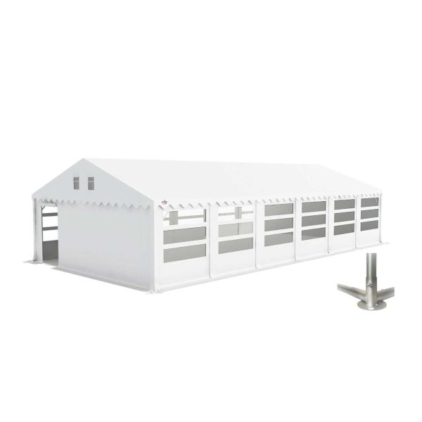 GO-PRO Limited Edition 6x12 Partytent met grondframe Wit
