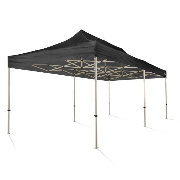 Easy up tent zwart 3x6