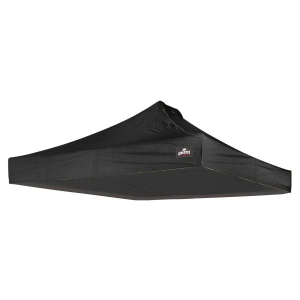 Grizzly Outdoor GO-UP Dak 3×3 m Zwart– Met Ontluchting voor Keuken & BBQ Tenten