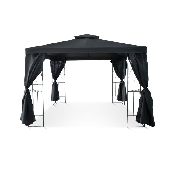 Tuinpaviljoen 3x3 m Graciosa Antraciet 
