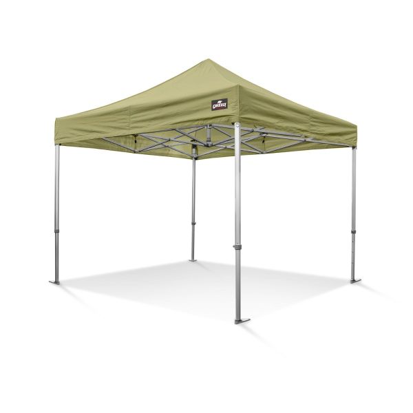 Easy up tent go-up40 olivijn zand 3x3