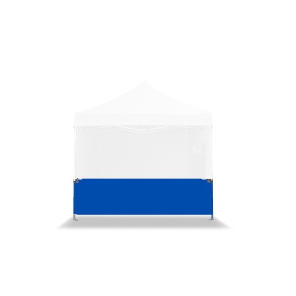 Easy Up Tent halve wand 3 m voor GO-UP40 Blauw met stang