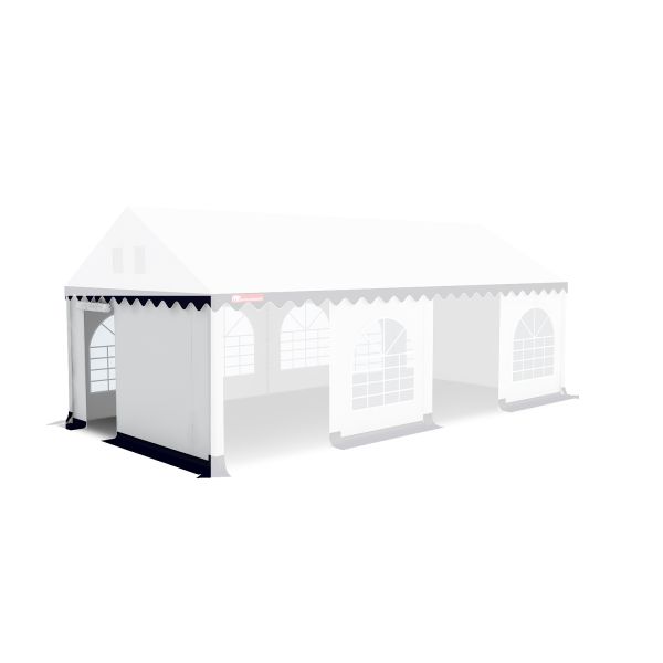 Kops paneel met ingang Wit-Blauw Grizzly Outdoor 5 meter 