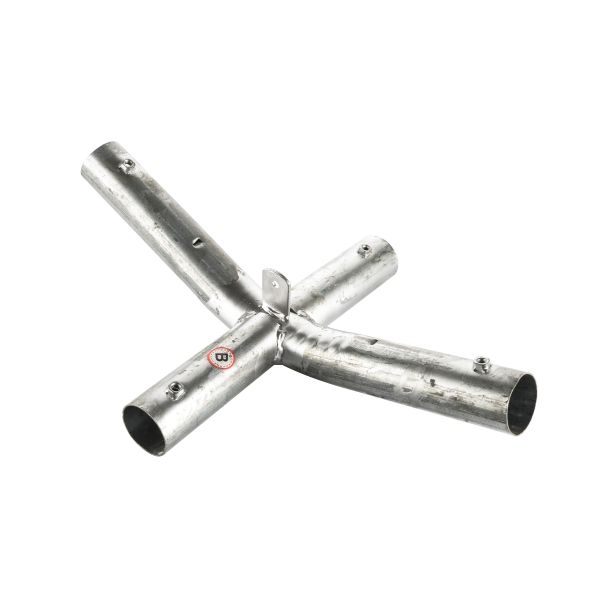 Dit onderdeel is voor de 6 meter pvc tent. Het koppelstuk zit in de nok van het dak.