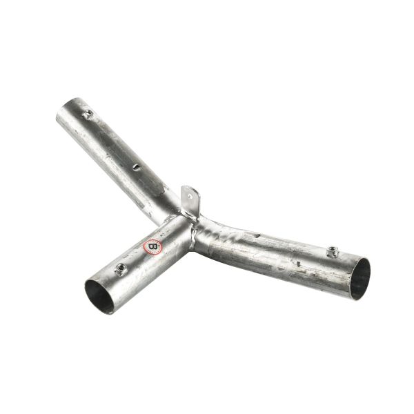 Dit onderdeel is voor de 6 meter pvc partytent. Het koppelstuk zit aan de uiteindes in de bovenkant van het dak.