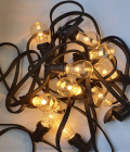 Prikkabel LED 10 Peerlampen warm wit met contrastekker